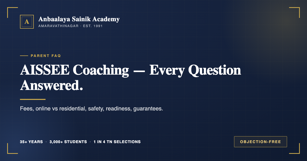Common AISSEE application form mistakes that lead to rejected Sainik School applications